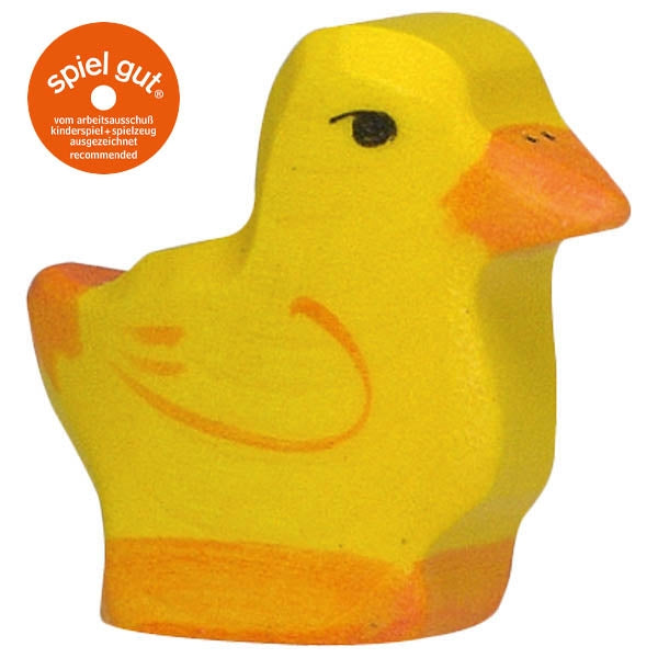 Holztier – Küken handgefertigt aus Ahorn- und Buchenholz