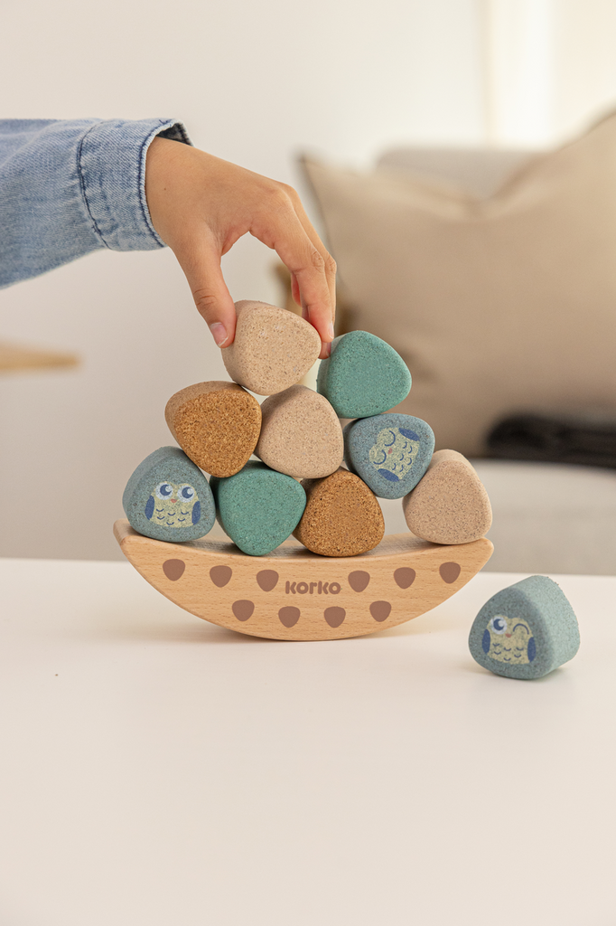 Coco's Balancierspiel aus Kork - Natürliches Spielzeug