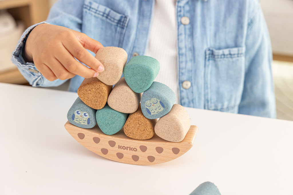 Coco's Balancierspiel aus Kork - Natürliches Spielzeug