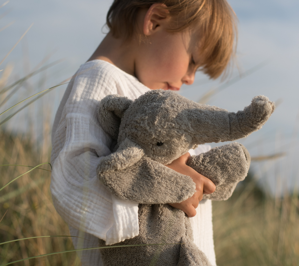 Kuscheltier & Wärmekissen kleiner Elefant