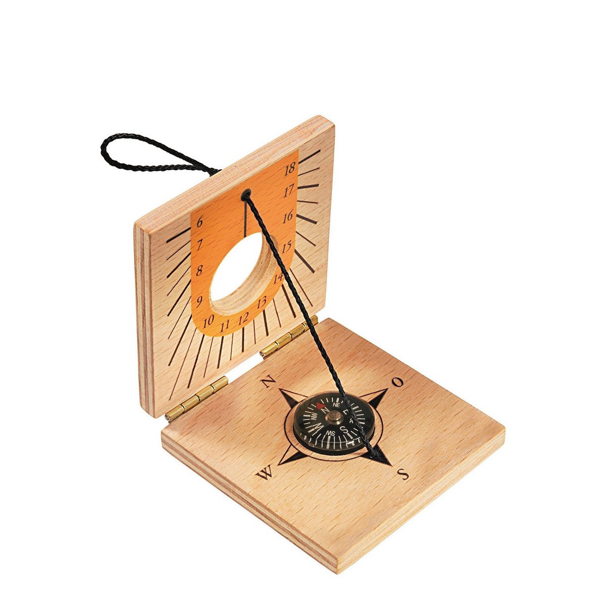 Sonnenuhr mit Kompass